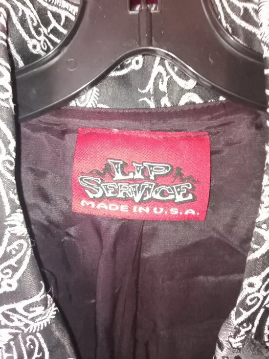 Lip Service mid 90s industrial-goth crossover aesthetic matching set - Picture 6 of 15